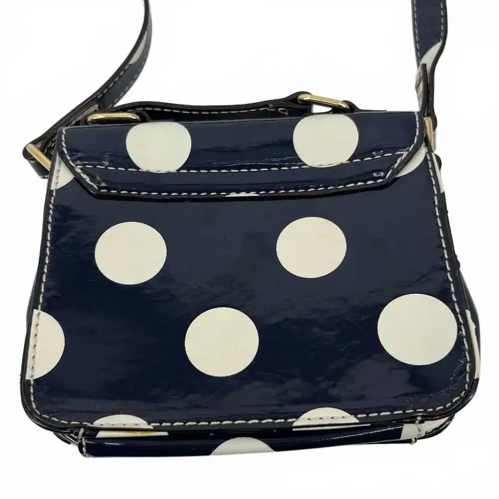Kate Spade x Gap Kids White/Blue Leather Crossbody Bag | OS Girls